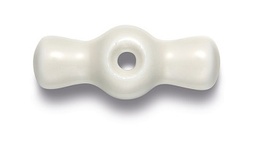 [30.967.88.7] Garby vlinderknop porselein Cru 5 stuks