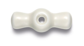 [30.967.88.7] Garby noeud de papillon porcelaine Cru 5 pièces