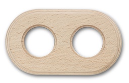[31.802.81.2] Garby Colonial plaque de finition 2 modules hêtre naturel
