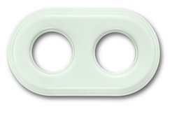 [31.802.86.2] Garby Colonial plaque de finition 2 modules porcelaine Vert ille
