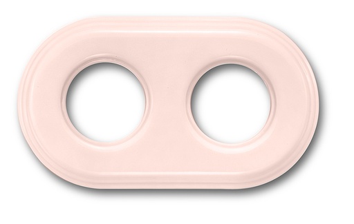 [31.802.87.2] Garby Colonial afdekplaat 2 modules porselein Camille