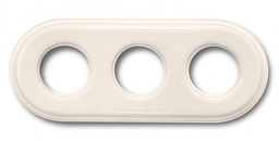 [31.803.88.2] Garby Colonial frame 3 elements porcelain Cru