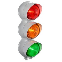 [VL310] PIPS LED verkeerslicht 12/24 V dc, rood+amber+groen