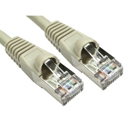 [CD-ART-101] Cordon de brassage Cat.6A SFTP LSOH gris 1,00m