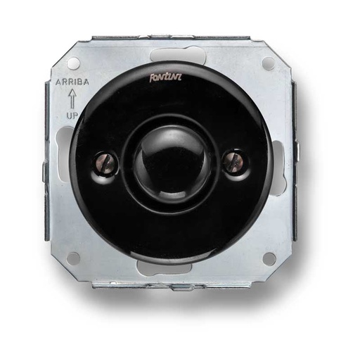 [31.330.27.2] Garby Cononial va-et-vient avec variateur incandescence/halogène 230V AC 25-500W en porcelaine noir