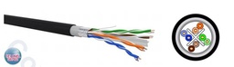 [CCS-M0502201-0001] R6FT4YPE23 F/UTP 6 double jacket PVC/PE outdoor - 4x2xAWG 23/1 Fca Drum 500m