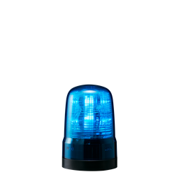 [SF08-M2KTB-B] Multifunctionele LED-baken │ Ø80mm │ 100-240V AC │ aansluitklem │ zoemer │ blauw