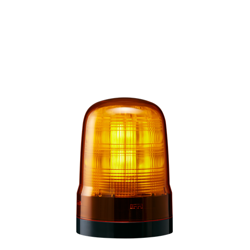 [SF10-M1KTB-Y] Multifunctionele LED-baken │ Ø100mm │ 12-24V DC │ aansluitklem │ zoemer │ geel