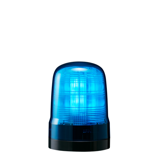 [SF10-M2KTN-B] Multifunctionele LED-baken │ Ø100mm │ 100-240V AC │ aansluitklem │ blauw