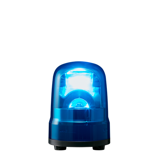 [SKH-M2TB-B] LED rotation beacon, IP66, Ø100mm 100-240V AC, terminal block/buzzer/blue