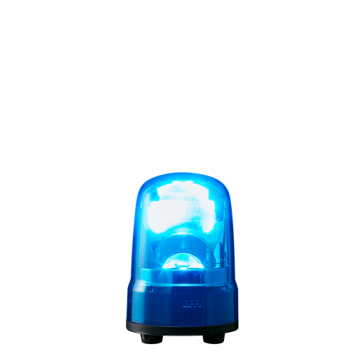 [SKS-M1J-B] LED rotation beacon, IP23, Ø80mm 12-24V DC, cable/blue
