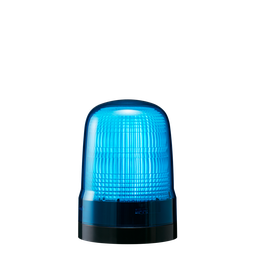 [SL10-M2KTN-B] LED steady/flash baken, IP66, diam. 100mm 100-240V AC, aansluitklem/blauw