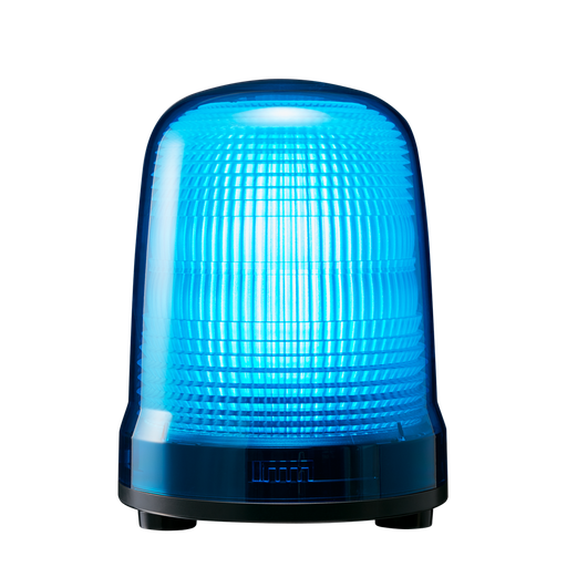 [SL15-M1JN-B] Balise LED │ fixe/flash │ Ø150mm │ 12-24V DC │ câble │ bleu