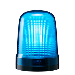 [SL15-M1KTN-B] LED steady/flash baken, IP66, diam. 150mm 12-24V DC, aansluitklem/blauw