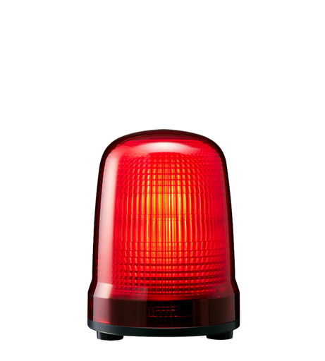 [SL15-M2JN-R] LED steady/flash beacon, IP23, Ø150mm 100-240V AC, cable/red
