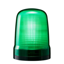 [SL15-M2KTN-G] LED steady/flash baken, IP66, diam. 150mm 100-240V AC, aansluitklem/groen