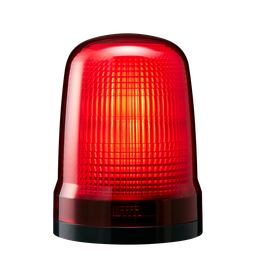 [SL15-M2KTN-R] LED steady/flash baken, IP66, diam. 150mm 100-240V AC, aansluitklem/rood