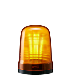 [SL15-M2KTN-Y] LED steady/flash baken, IP66, diam. 150mm 100-240V AC, aansluitklem/geel
