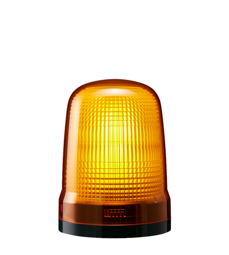 [SL15-M2KTN-Y] LED beacon, IP66, Ø150mm, 100-240V AC, terminal block, yellow