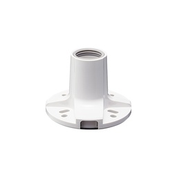 [SZP-001W] Socle circulaire │ N-type poteau │ aluminium │ blanc cassé