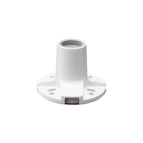 [SZP-001W] Socle circulaire │ N-type poteau │ aluminium │ blanc cassé