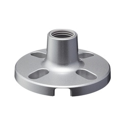 [SZP-002U] Cirkelvormige multi-hole sokkel voor N-type aluminium paal, zilver