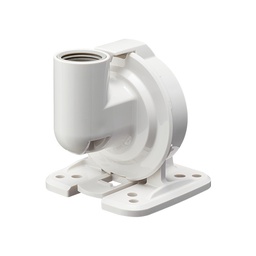 [SZQ-001W] Base de montage inclinable │ PVC │ N-type Poteau en aluminium