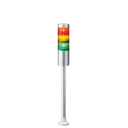 [LR6-302PJNU-RYG] LED signal tower LR6 │ circular │ Ø60mm │ 24V DC │ red/amber/green