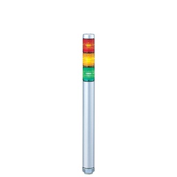 [MP-302-RYG] LED signal tower │ Ø30mm │ 24V │ M12 │ L220 │ red/amber/green