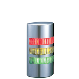 [WE-302-RYG] LED half dome, 24V, zilver, 90x37,5mm, rood/geel/groen