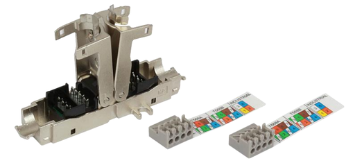 [CCS-2012027] In-line coupler EasyCrimp RJ45 │ Cat. 6A │ shielded