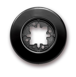 [33.801.27.2] DO installation en saillie plaque de finition 1 module en porcelaine noire