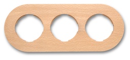 [33.803.81.2] DO surface installation frame 3 elements natural beech