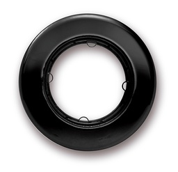 [34.801.27.2] DO installation encastrée plaque de finition 1 module en porcelaine noire