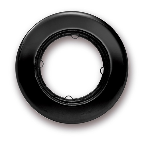 [34.801.27.2] DO installation encastrée plaque de finition 1 module en porcelaine noire