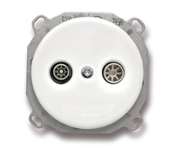 [34.714.17.2] DO fitting installation TV/SAT intermediate socket B porcelain white