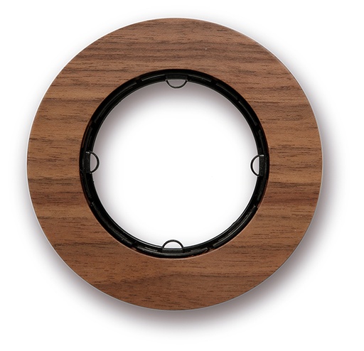 [34.801.82.2] DO installation encastrée plaque de finition 1 module bois noyer