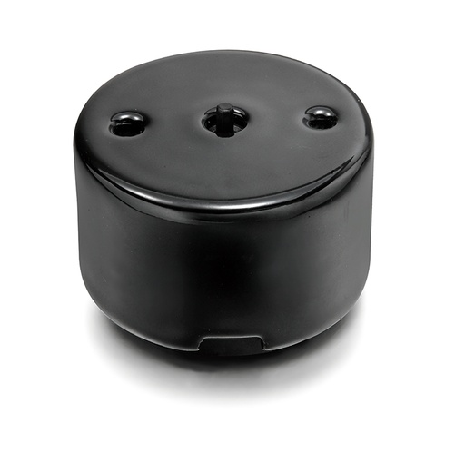 [33.344.27.1] DO surface installation double rotary push button switch 10A/250V porcelain black