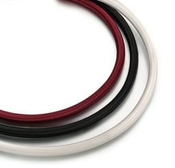 [33.992.08.2] DO installation en saillie câble ignifuge 4x1,5 mm² 750V PVC fils tressé fibre de verre marsala 25 mètres