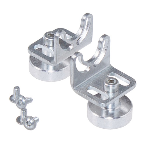 [210200-24] Mounting bracket magnetic 60° | Tubeled 25 │ set of 2