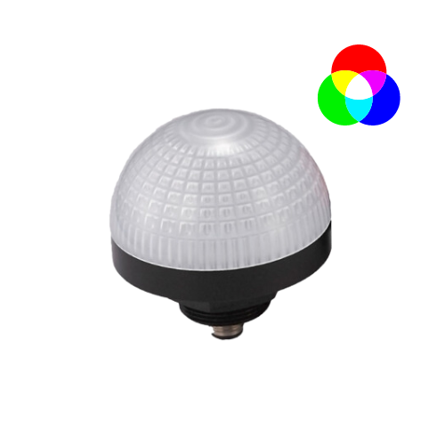 [C732Q-RGB] LED-signaallamp | Ø70mm | RGB | M12