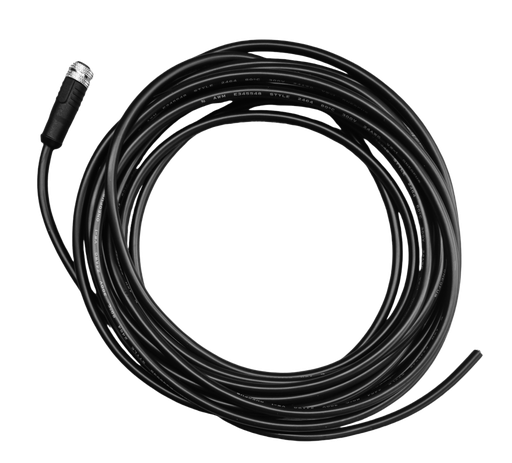 [7880008] M8 B-code, PVC connection cable with open ended wires, 5-pin, 5m