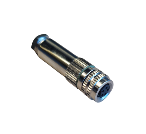 [7880012] M8 B-code, female connector with solder tabs, 5-pin