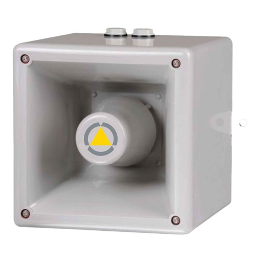 [SV230AG] Alarm horn voice sounder │ radio │ 230V AC │ grey